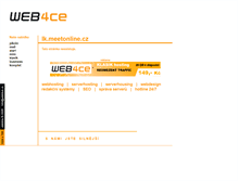 Tablet Screenshot of lk.meetonline.cz